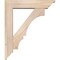 Ekena Millwork Balboa Traditional Smooth Bracket w/ Offset Brace, Douglas Fir, 5 1/2"W x 22"D x 26"H BKT0604X22X26BOA01SDF - alternate 2